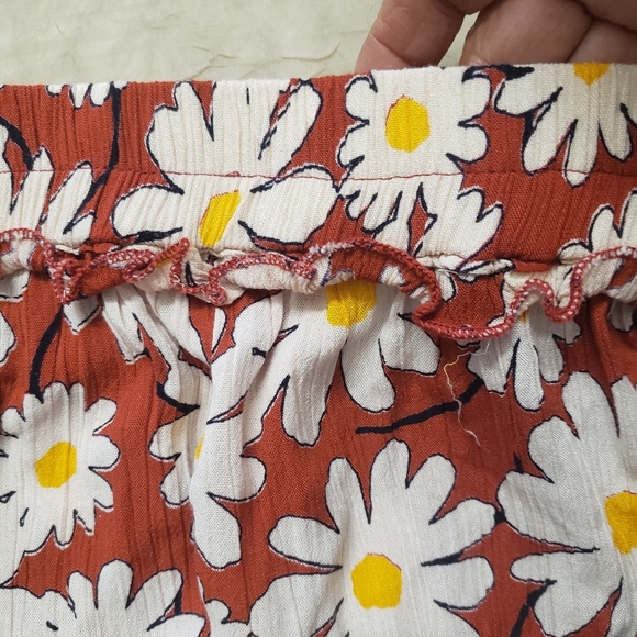 Angie Floral Tired Ruffle Shift Skirt Multi-Color Women's Size M. - Picture 10 of 11